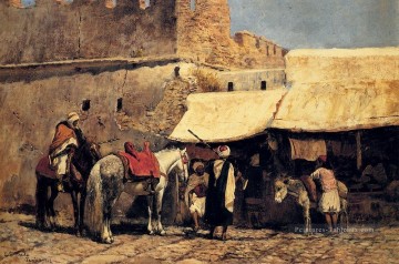 Tanger Persique Egyptien Indien Edwin Lord Weeks Peinture à l'huile